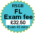 graphic indicating the exam fee which changes on first April to Ã‚Â£32.50.